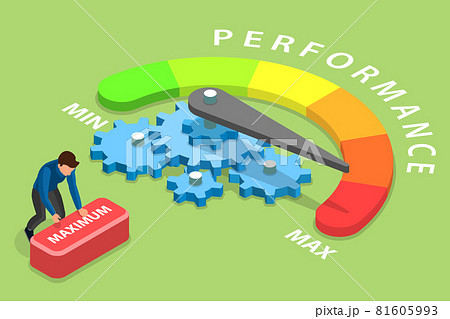 3D Isometric Flat Vector Conceptual Illustration of Efficient Performance Management System 3D Isometric Flat Vector Conceptual Illustration of Efficient Performance Management System 81605993