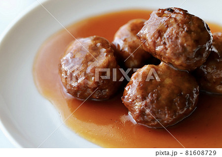 甘酢あんかけの肉団子 甘酢あんかけの肉団子 81608729