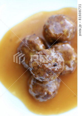 甘酢あんかけの肉団子 甘酢あんかけの肉団子 81608731