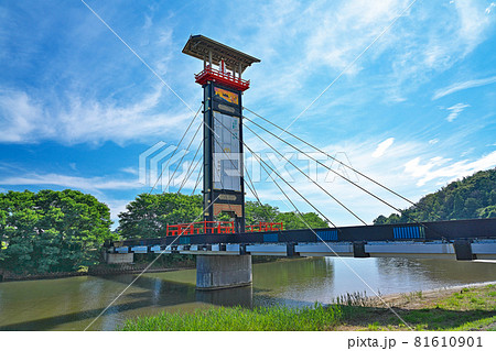 【ふる里キリコ橋】 石川県鳳珠郡能登町九里川尻 81610901