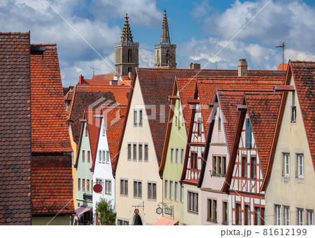 Rothenburg ob der Tauber. Old famous medieval city. 81612199