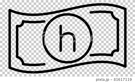 Czech Harrell banknote line icon 81617119