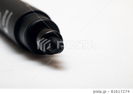 Black marker rod on a white background Black marker rod on a white background 81617274