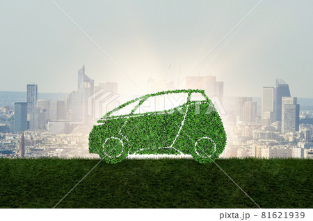 Concept of ecological electric car Concept of ecological electric car 81621939