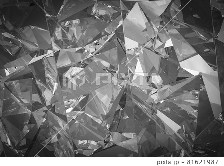 Beautiful 3D Rendered Shiny Diamond in Brilliant Cut on White Background, Crystal Background Beautiful 3D Rendered Shiny Diamond in Brilliant Cut on White Background, Crystal Background 81621987