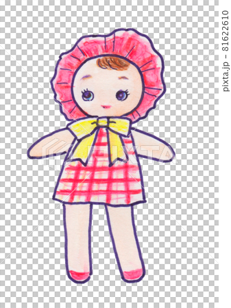 創作　オリジナル 手描きイラスト 【人形様】 手描きイラスト 小色紙 オリジナル 創作女の子 魔女っ子 - メルカリ