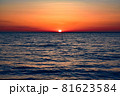 海に沈む夕陽【北海道　積丹】 81623584