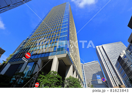 東京　虎ノ門の都市風景　虎ノ門グローバルスクエア 81623843
