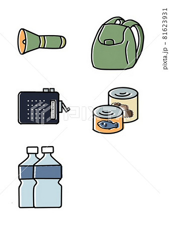 防災グッズで安心 81623931