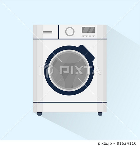 ドラム式　洗濯機　家電　シンプル 81624110