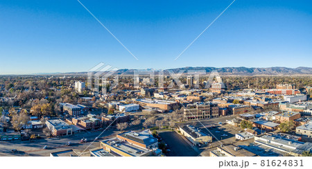 Fort Collins cityscape panorama 81624831