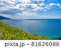 高台から見た積丹の海【北海道神威岬】 81626086