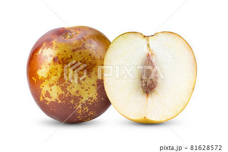 chocolate jujube on white 81628572