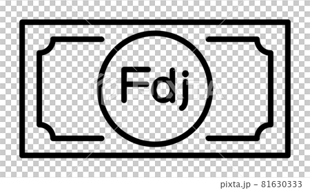 吉布提法郎鈔票矢量圖 81630333