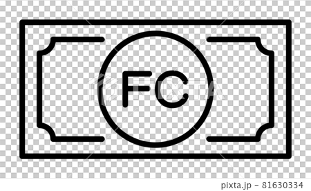 剛果法郎鈔票矢量圖 81630334