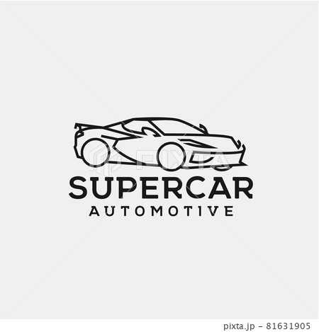 Line art car logo design vector Line art car logo design vector 81631905
