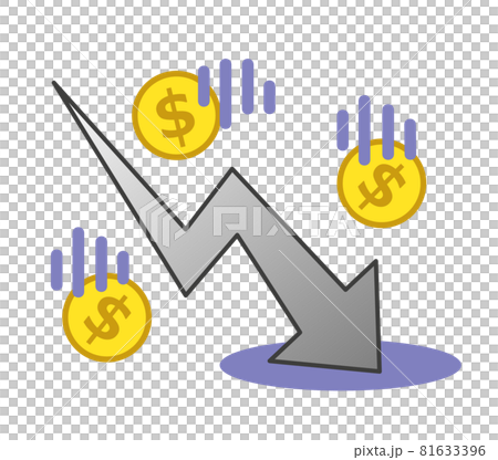 美元下跌的插圖 81633396