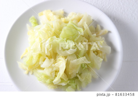 茹でたキャベツ 茹でたキャベツ 81633458
