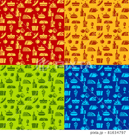 grocery seamless patterns 81634797