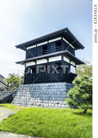 藤枝市にある田中城本丸櫓 81634819