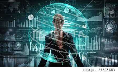 Big Data Technology for Business Finance conceptual . Big Data Technology for Business Finance conceptual . 81635683