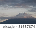 空と富士山 81637874