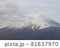 富士山と雲 81637970