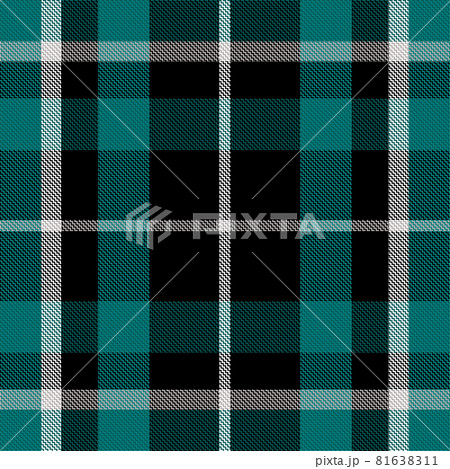 Tartan plaid pattern in blue. Print fabric texture seamless. Check vector background. 81638311