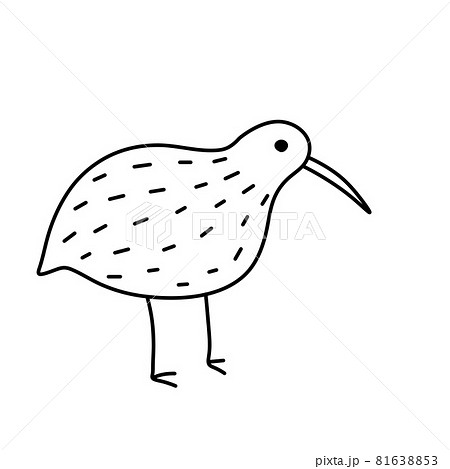 kiwi bird clipart black and white sun