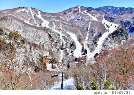 志賀高原リゾートゴンドラ/西館山、東館山方面を望む(長野県山ノ内町)【2021.3】 志賀高原リゾートゴンドラ/西館山、東館山方面を望む(長野県山ノ内町)【2021.3】 81639285