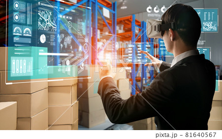 Future virtual reality technology for innovative VR warehouse management 81640567