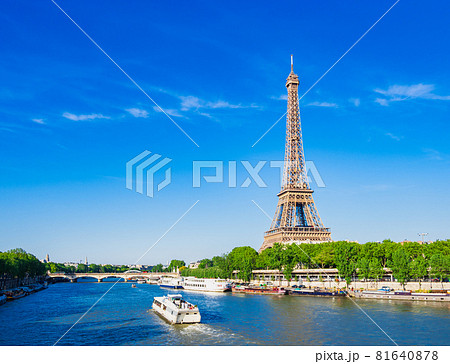世界遺産 パリのセーヌ河岸 エッフェル塔 世界遺産 パリのセーヌ河岸 エッフェル塔 81640878