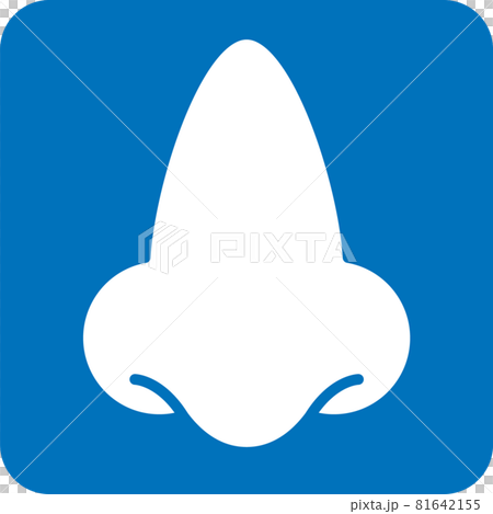 鼻のピクトグラムのイラスト素材 鼻のピクトグラムのイラスト素材