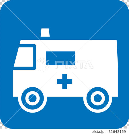 Ambulance pictogram 81642169