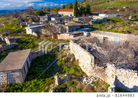 Nearly abandoned village in Paphos region, Cyprus Nearly abandoned village in Paphos region, Cyprus 81644983