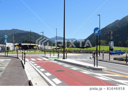 道の駅越前おおの荒島の郷 環状交差点（福井県 大野市） 81646958
