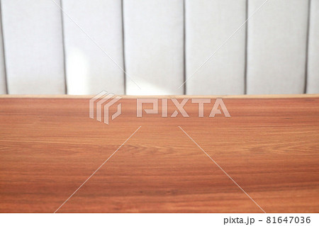 Desk table with long chair background in cafe Desk table with long chair background in cafe 81647036