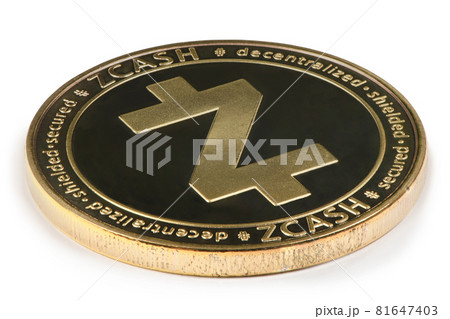 Golden zcash isolated on white background. (clipping path) Golden zcash isolated on white background. (clipping path) 81647403
