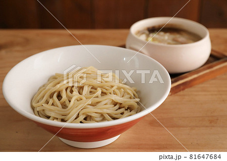 Tsukemen ramen with soup for dipping Japanese food Tsukemen ramen with soup for dipping Japanese food 81647684