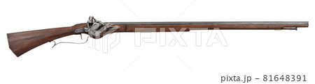 17th century ancient flintlock musket. 17th century ancient flintlock musket. 81648391