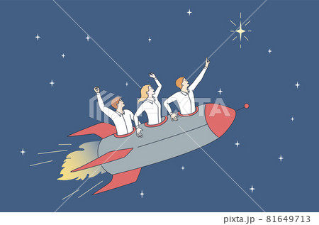 Teamwork, business success and development concept 81649713