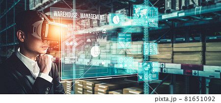 Future virtual reality technology for innovative VR warehouse management Future virtual reality technology for innovative VR warehouse management 81651092