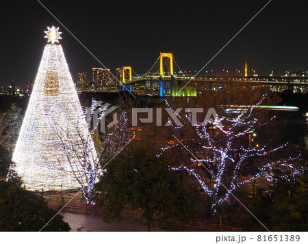 お台場の夜景 81651389