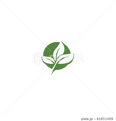 Green leaf logo Green leaf logo 81651409