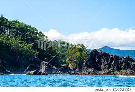 三陸復興国立公園　みちのく潮風トレイル　碁石海岸　貝島 81652737