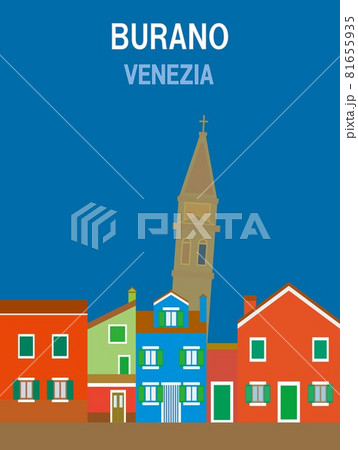 ブラーノ　burano　ヴェネツィア　venezia 81655935