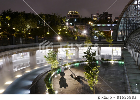 ナイトシーン 夕映 夜景 81655983