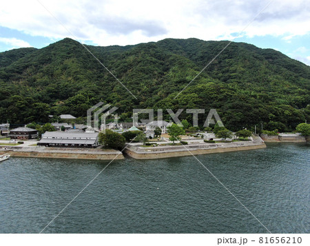 三角浦の海上から三角旧港の空撮 三角浦の海上から三角旧港の空撮 81656210