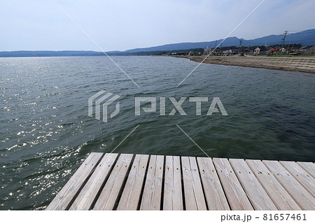 新潟 佐渡 佐和田海岸 あめやの桟橋 新潟 佐渡 佐和田海岸 あめやの桟橋 81657461