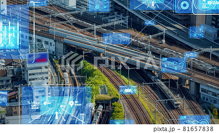 都市とテクノロジー　デジタルトランスフォーメーション  81657838